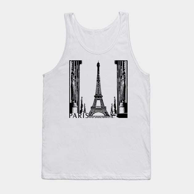 Paris Tank Top by TravelTs